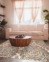 Kas Heritage 9371 Ivory Timeless Area Rug Room Scene Kas Heritage 9371 Ivory Timeless Area Rug Room Scene