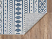 Kas Provo 5776 Ivory Blue Natura Area Rug Back Kas Provo 5776 Ivory Blue Natura Area Rug Back
