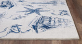 Kas Stella 6269 Ivory Navy Coast Area Rug Corner Kas Stella 6269 Ivory Navy Coast Area Rug Corner