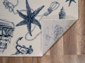 Kas Stella 6269 Ivory Navy Coast Area Rug Back Kas Stella 6269 Ivory Navy Coast Area Rug Back