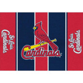 MLB St. Louis Cardinals 4'x6' 1976 Retro Collection Plush Area Rug