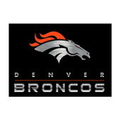 NFL Chrome Denver Broncos Area Rug NFL Chrome Denver Broncos Area Rug