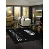 NFL Chrome Seattle Seahawks Area Rug