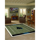 NFL Home Field Carolina Panthers Area Rug NFL Home Field Carolina Panthers Area Rug