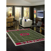 Ohio State Rug in Rec Room Ohio State Rug in Rec Room