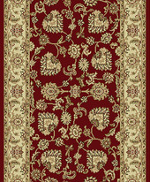 Dynamic Rugs Legacy 58020-330 Red 2'7" Wide Hall and Stair Runner Dynamic Rugs Legacy 58020-330 Red 2'7" Wide Hall and Stair Runner