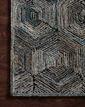 Loloi Prescott PRE-02 Metal Area Rug Corner Loloi Prescott PRE-02 Metal Area Rug Corner