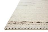Loloi Roman ROM-03 Ivory Granite Area Rug Angle