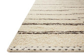 Loloi Roman ROM-04 Natural Charcoal Area Rug Angle Loloi Roman ROM-04 Natural Charcoal Area Rug Angle