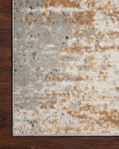 Loloi II Bianca BIA-01 Stone Gold Area Rug Corner Loloi II Bianca BIA-01 Stone Gold Area Rug Corner