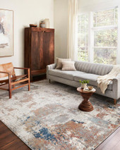 Loloi II Bianca BIA-03 Ivory Multi Area Rug Room Scene Loloi II Bianca BIA-03 Ivory Multi Area Rug Room Scene