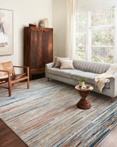 Loloi II Bianca BIA-08 Pebble Multi Area Rug Room Scene Loloi II Bianca BIA-08 Pebble Multi Area Rug Room Scene