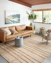 Loloi II Bodhi BOD-04 Ivory Natural Area Rug Room Scene Loloi II Bodhi BOD-04 Ivory Natural Area Rug Room Scene