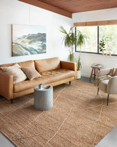 Loloi II Bodhi BOD-05 Natural Natural Area Rug Room Scene Loloi II Bodhi BOD-05 Natural Natural Area Rug Room Scene