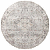 Loloi II Heidi HEI-02 Dove Blush Round Area Rug Loloi II Heidi HEI-02 Dove Blush Round Area Rug