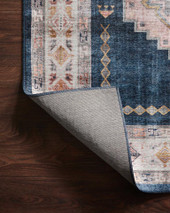 Loloi II Heidi HEI-03 Denim Blush Area Rug Backing Loloi II Heidi HEI-03 Denim Blush Area Rug Backing