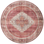 Loloi II Heidi HEI-03 Sunset Natural Round Area Rug Loloi II Heidi HEI-03 Sunset Natural Round Area Rug