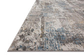 Loloi II Maeve MAE-02 Slate Mist Area Rug Angle Loloi II Maeve MAE-02 Slate Mist Area Rug Angle