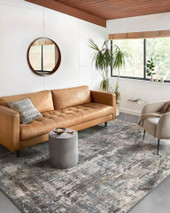 Loloi II Maeve MAE-02 Slate Mist Area Rug Room Scene Loloi II Maeve MAE-02 Slate Mist Area Rug Room Scene