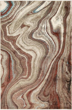 Liora Manne Ashford 8133-24 Agate Red Area Rug