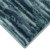 Liora Manne Aurora 2853-03 Strata Blue Area Rug Corner 2