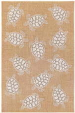 Liora Manne Carmel 8413-12 Seaturtles Sand Area Rug Liora Manne Carmel 8413-12 Seaturtles Sand Area Rug