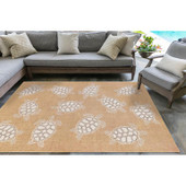 Liora Manne Carmel 8413-12 Seaturtles Sand Area Rug Room Scene Liora Manne Carmel 8413-12 Seaturtles Sand Area Rug Room Scene