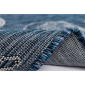 Liora Manne Carmel 8414-33 Shells Navy Area Rug Texture