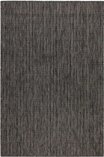 Liora Manne Carmel 8422-48 Texture Stripe Black Area Rug Liora Manne Carmel 8422-48 Texture Stripe Black Area Rug