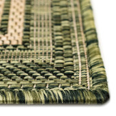 Liora Manne Carmel 8425-06 Multi Border Green Area Rug Pile Liora Manne Carmel 8425-06 Multi Border Green Area Rug Pile