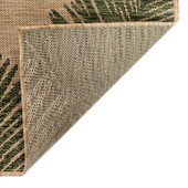 Liora Manne Carmel 8439-06 Palm Green Area Rug Backing Liora Manne Carmel 8439-06 Palm Green Area Rug Backing