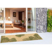 Liora Manne Carmel 8439-06 Palm Green Area Rug Room Scene 2 Liora Manne Carmel 8439-06 Palm Green Area Rug Room Scene 2