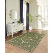 Liora Manne Carmel 8440-06 Dragonfly Green Area Rug Room Scene 2 Liora Manne Carmel 8440-06 Dragonfly Green Area Rug Room Scene 2