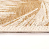 Liora Manne Carmel 8474-12 Fronds Sand Area Rug Pile Liora Manne Carmel 8474-12 Fronds Sand Area Rug Pile