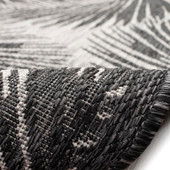 Liora Manne Carmel 8474-48 Fronds Black Area Rug Texture Liora Manne Carmel 8474-48 Fronds Black Area Rug Texture