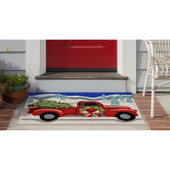 Liora Manne Frontporch 1840-47 Joy Ride Grey Area Rug Room Scene 2 Liora Manne Frontporch 1840-47 Joy Ride Grey Area Rug Room Scene 2