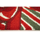Liora Manne Frontporch 4428-24 Giftbox Red Area Rug Pile