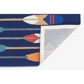 Liora Manne Frontporch 4508-33 Paddles Navy Area Rug Backing Liora Manne Frontporch 4508-33 Paddles Navy Area Rug Backing