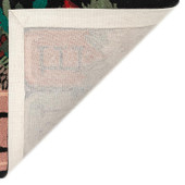 Liora Manne Frontporch 4520-48 Holiday Home Black Area Rug Backing