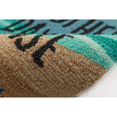Liora Manne Frontporch 4523-04 Beach Paradise Ocean Area Rug Texture Liora Manne Frontporch 4523-04 Beach Paradise Ocean Area Rug Texture