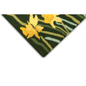 Liora Manne Frontporch 4560-06 Daffodil Green Area Rug Corner Liora Manne Frontporch 4560-06 Daffodil Green Area Rug Corner