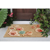 Liora Manne Frontporch 4565-12 Beachcomber Sand Area Rug Room Scene Liora Manne Frontporch 4565-12 Beachcomber Sand Area Rug Room Scene