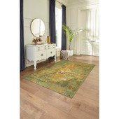 Liora Manne Marina 8043-06 Kermin Green Area Rug Room Scene 2 Liora Manne Marina 8043-06 Kermin Green Area Rug Room Scene 2