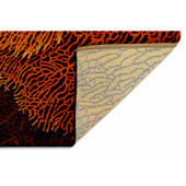 Liora Manne Marina 8079-04 Coral Ocean Area Rug Backing Liora Manne Marina 8079-04 Coral Ocean Area Rug Backing