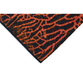 Liora Manne Marina 8079-04 Coral Ocean Area Rug Corner Liora Manne Marina 8079-04 Coral Ocean Area Rug Corner