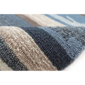 Liora Manne Ravella 2285-03 Ipanema Blue Grey Area Rug Texture Liora Manne Ravella 2285-03 Ipanema Blue Grey Area Rug Texture