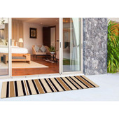 Liora Manne Sorrento 6310-22 Cabana Stripe Sisal Area Rug Room Scene 2