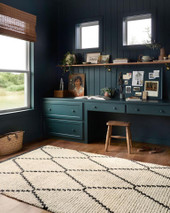 Alice ALI-04 Cream Charcoal Area Rug Room Scene Alice ALI-04 Cream Charcoal Area Rug Room Scene