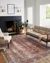 Jules JUL-01 Merlot Multi Area Rug Room Scene Jules JUL-01 Merlot Multi Area Rug Room Scene