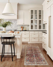 Jules JUL-01 Merlot Multi Runner Area Rug Room Scene